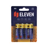 Батарейка Eleven SUPER AA (LR6) алкалиновая, BC4 Батарейка Eleven SUPER AA (LR6) алкалиновая, BC4