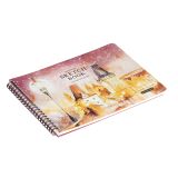 Скетчбук для акварели 20л., 260*190 Greenwich Line "Зимний город", на гребне, 200г/м2