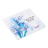 Скетчбук для акварели 20л., 190*170 Greenwich Line "Ирисы", 200г/м2