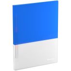 Папка с пружинным скоросшивателем Berlingo "Semicolor" А4, 17мм, 700мкм, с внутр. карманом, голубая, софт-тач