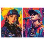 Тетрадь для нот 16л., А4, на скрепке BG "K-pop", глянцевая ламинация, (вертик.) Тетрадь для нот 16л., А4, на скрепке BG "K-pop", глянцевая ламинация, (вертик.)