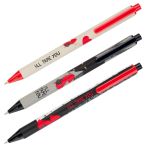 Ручка шариковая автоматическая MESHU "Little red" синяя, 0,5 мм