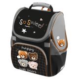 Ранец Först Junior "Cute bears" 37*28*21см, 1 отделение, 3 кармана, анатомическая спинка Ранец Först Junior "Cute bears" 37*28*21см, 1 отделение, 3 кармана, анатомическая спинка