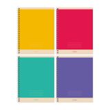 Тетрадь 48л., А5, клетка на гребне BG "Одноцветный. Легкий"