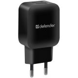 Зарядное устройство сетевое Defender EPA-13, 2*USB, 2.1А output, пакет, черный Зарядное устройство сетевое Defender EPA-13, 2*USB, 2.1А output, пакет, черный
