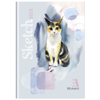 Скетчбук 80л., А5 BG 