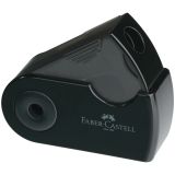 Точилка пластиковая Faber-Castell "Sleeve Mini" 1 отверстие, контейнер, черная Точилка пластиковая Faber-Castell "Sleeve Mini" 1 отверстие, контейнер, черная