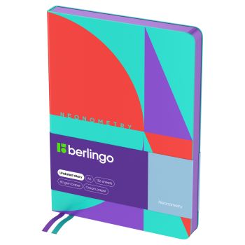 Ежедневник недатированный, А5, 136л., кожзам, Berlingo 