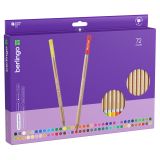 УЦЕНКА - Карандаши цветные Berlingo "SuperSoft. Pro" 72цв., круглые, заточен., картон, европодвес