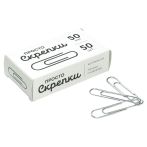 Скрепки 50мм, Globus, 50шт., карт. упаковка Скрепки 50мм, Globus, 50шт., карт. упаковка