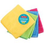Салфетки для уборки OfficeClean "Универсальные", набор 4шт., микрофибра, 25*25см Салфетки для уборки OfficeClean "Универсальные", набор 4шт., микрофибра, 25*25см