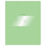 Тетрадь 12л., косая линия BG "Первоклассная", светло-зеленая