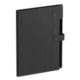 Папка 5 отделений Berlingo "Your Way", А4, 600мкм, на кнопке, черная