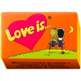 Жевательная резинка Love is..., ананас-апельсин Жевательная резинка Love is..., ананас-апельсин