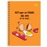Записная книжка А6 80л., на гребне BG 