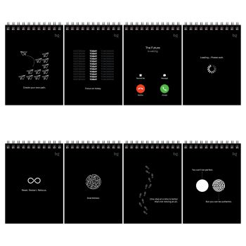 Блокнот А6 40л. на гребне BG 