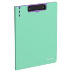 Папка-планшет с зажимом Berlingo "Haze" А4, пластик (полифом), 1800мкм, мятная