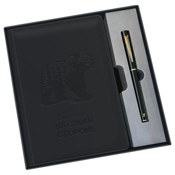 Ежедневник недатированный, А5, 136л., твердый переплет, кожзам, BG 