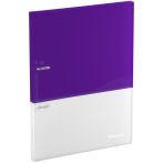 Папка на 2 кольцах Berlingo "Semicolor" А4, 20мм, 700мкм, пласт. кольца, с внутр. карманом, сиреневая, софт-тач