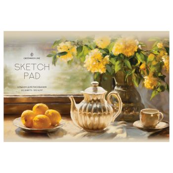 Альбом для рисования 40л., А4, на скрепке Greenwich Line 