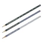 Карандаш ч/г MESHU "Маленький друг (Little friend)", HB, заточен., с печатью, стразы на топе, без ластика, ассорти, туба