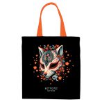 Сумка-шоппер MESHU "Kitsune", 33*40см, канвас, с карманом Сумка-шоппер MESHU "Kitsune", 33*40см, канвас, с карманом