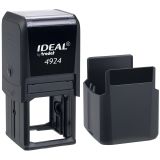 Оснастка для штампа и печати Trodat Ideal, 40*40мм, пластмассовая, с крышкой (178033)