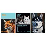 Тетрадь 48л., А4, клетка BG "Постер", суперэконом