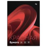 Бумага цветная BG, А4, 80г/м2, 50л., (красный)