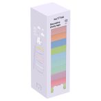 Набор клейких декоративных лент MESHU "Macaron", 12шт, бумажный бокс