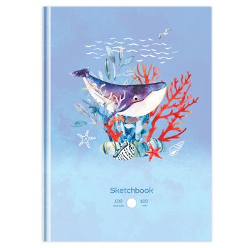 Скетчбук 100л., А5 BG 