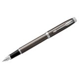 Ручка перьевая Parker "IM Dark Expresso CT" синяя, 0,8мм, подарочная упаковка Ручка перьевая Parker "IM Dark Expresso CT" синяя, 0,8мм, подарочная упаковка
