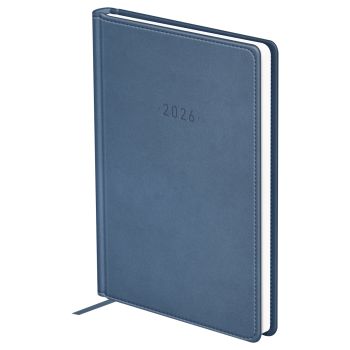 Ежедневник датированный 2026г., А6, 176л., твердый переплет, кожзам, BG 