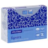 Бумага протирочная лист. OfficeClean Professional(Z-сл) (H2), 2-слойная, 190л/пач, 21*23см, синий Бумага протирочная лист. OfficeClean Professional(Z-сл) (H2), 2-слойная, 190л/пач, 21*23см, синий