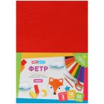 Фетр ArtSpace, А4, 10л., 10цв., 2мм, микс, мягкий