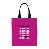 Сумка-шоппер MESHU "Cute", 33*40см, канвас, с карманом