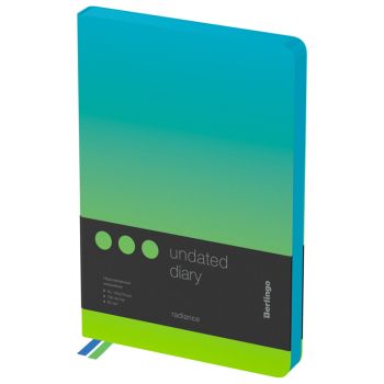 Ежедневник недатированный, А5, 136л., кожзам, Berlingo 