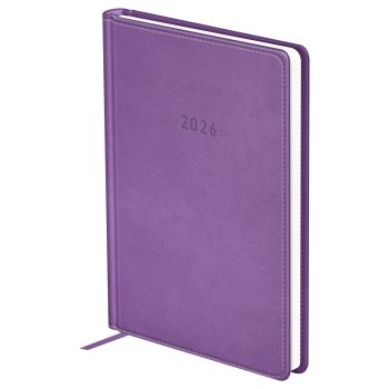 Ежедневник датированный 2026г., А6, 176л., твердый переплет, кожзам, BG 