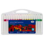 Маркеры акриловые Гамма "Классические", 36 цв., трехгран., пластик.бокс