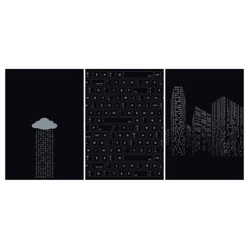 Тетрадь 96л., А4 клетка BG 