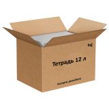 УЦЕНКА-Тетрадь 12л., спец.линовка BG "Ассорти"