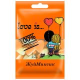 Жевательный мармелад Love is…, банан-клубника, 20г Жевательный мармелад Love is…, банан-клубника, 20г